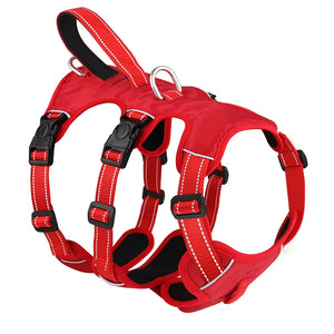 PETSQUARES Reflective Waterproof Dog Harness Vest With Handle