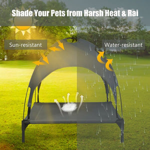 Pet Hammock with Removable Canopy Shade