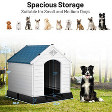 Load image into Gallery viewer, Plastic Waterproof Ventilate Pet Puppy House Foldable Dog Cat Bed Winter Dog Villa Sleep Kennel Removable Nest
