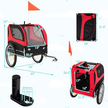 Load image into Gallery viewer, Foldable Dog Bike Trailer