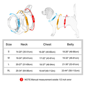 PETSQUARES Reflective Waterproof Dog Harness Vest With Handle