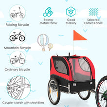Load image into Gallery viewer, Foldable Dog Bike Trailer