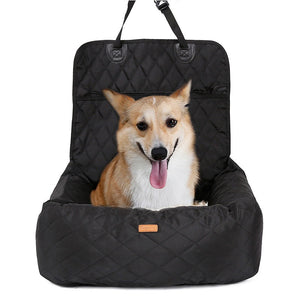 2-In-1 Pet Dog Carrier Folding Car Seat