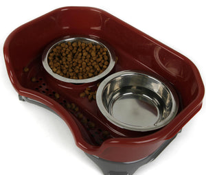 Pet Stainless Steel Splash-Proof Tray Bowls