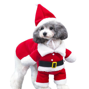 Pet Christmas Santa Costume