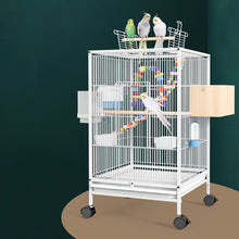 Load image into Gallery viewer, PETSQUARES Bird Cage With Feeder
