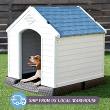 Load image into Gallery viewer, Plastic Waterproof Ventilate Pet Puppy House Foldable Dog Cat Bed Winter Dog Villa Sleep Kennel Removable Nest