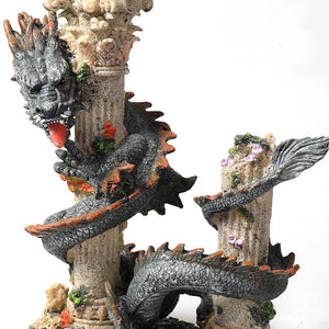 PETSQUARES Creative Oriental Dragon Aquarium Ornament