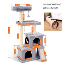 Load image into Gallery viewer, Multi Level Cat Jumping Climbing Tree - PetSquares
