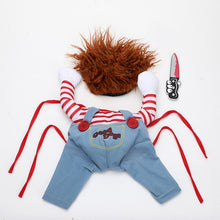 Load image into Gallery viewer, Chucky Halloween Dog Costume - PetSquares