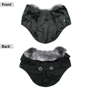 Dog Winter Jacket With Fur - PetSquares