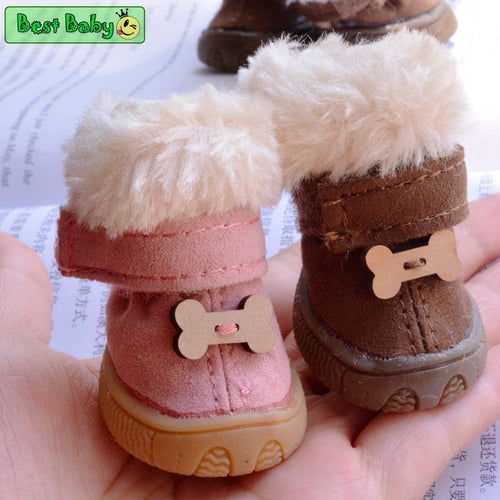 Thick Snow Puppies Shoes For Dogs - PetSquares