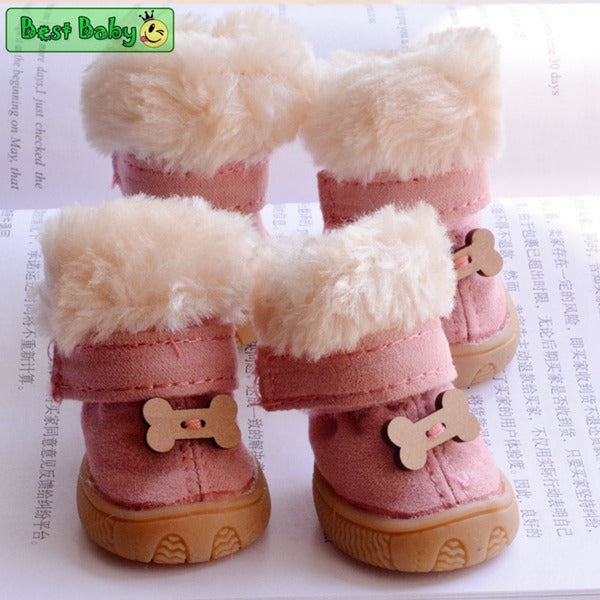 Thick Snow Puppies Shoes For Dogs - PetSquares