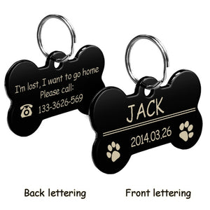 DiDog Personalized Pet Name Tags - PetSquares