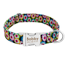 Load image into Gallery viewer, DiDog Nylon Personalized Custom Dog ID Tag Collar - PetSquares