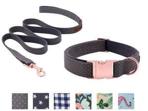 Dot Design Dog Leash and Collar - PetSquares
